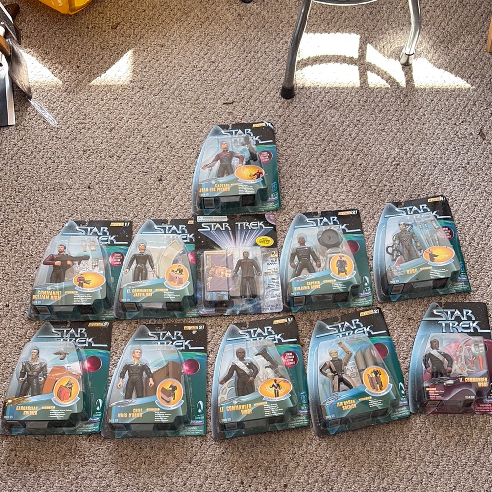 Star Trek Warp Series Lot NEVER OPENED
